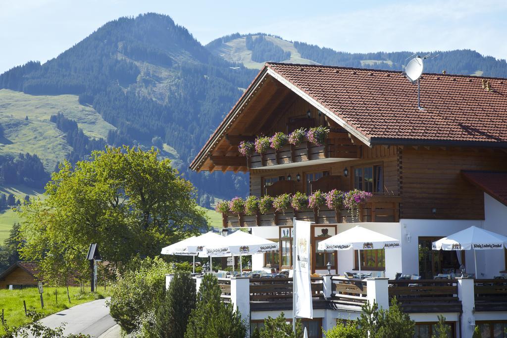 Hotel Garni Oberdorfer Stuben Obermaiselstein Esterno foto