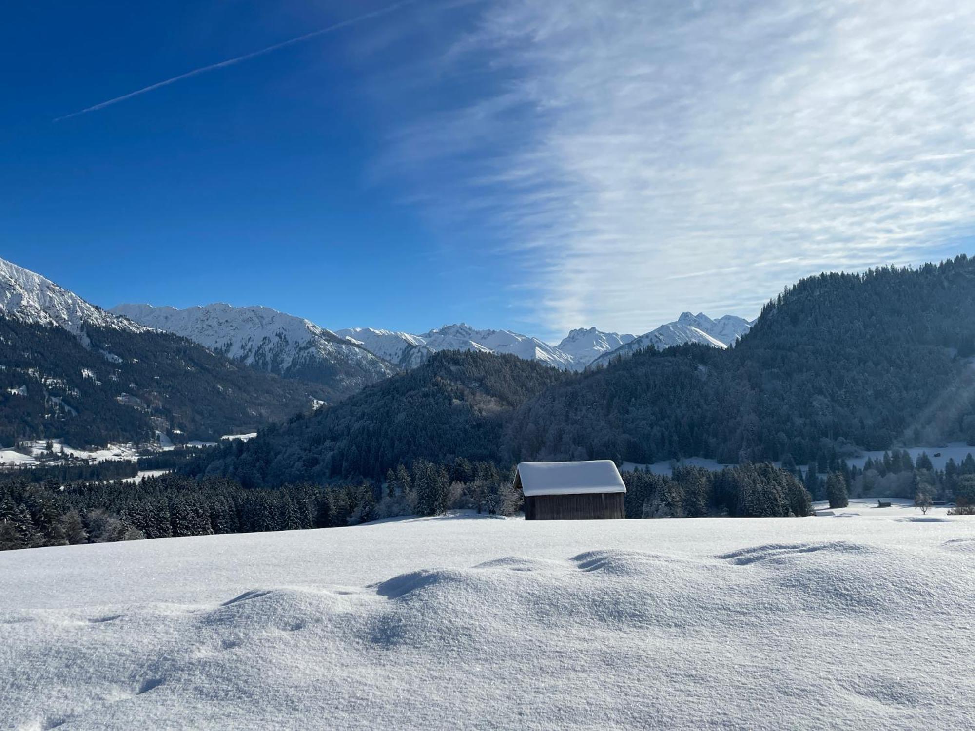 Hotel Garni Oberdorfer Stuben Obermaiselstein Esterno foto