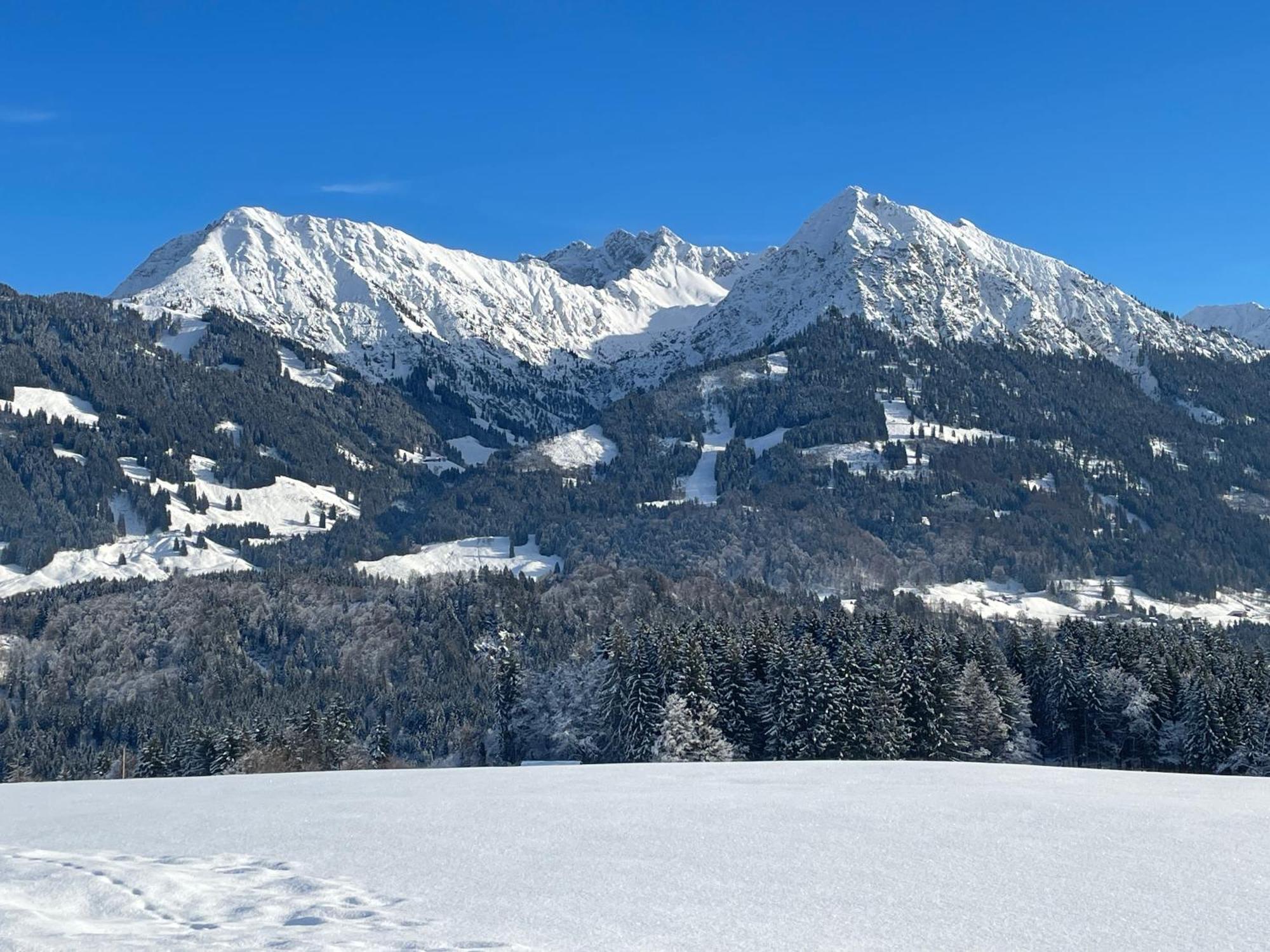 Hotel Garni Oberdorfer Stuben Obermaiselstein Esterno foto