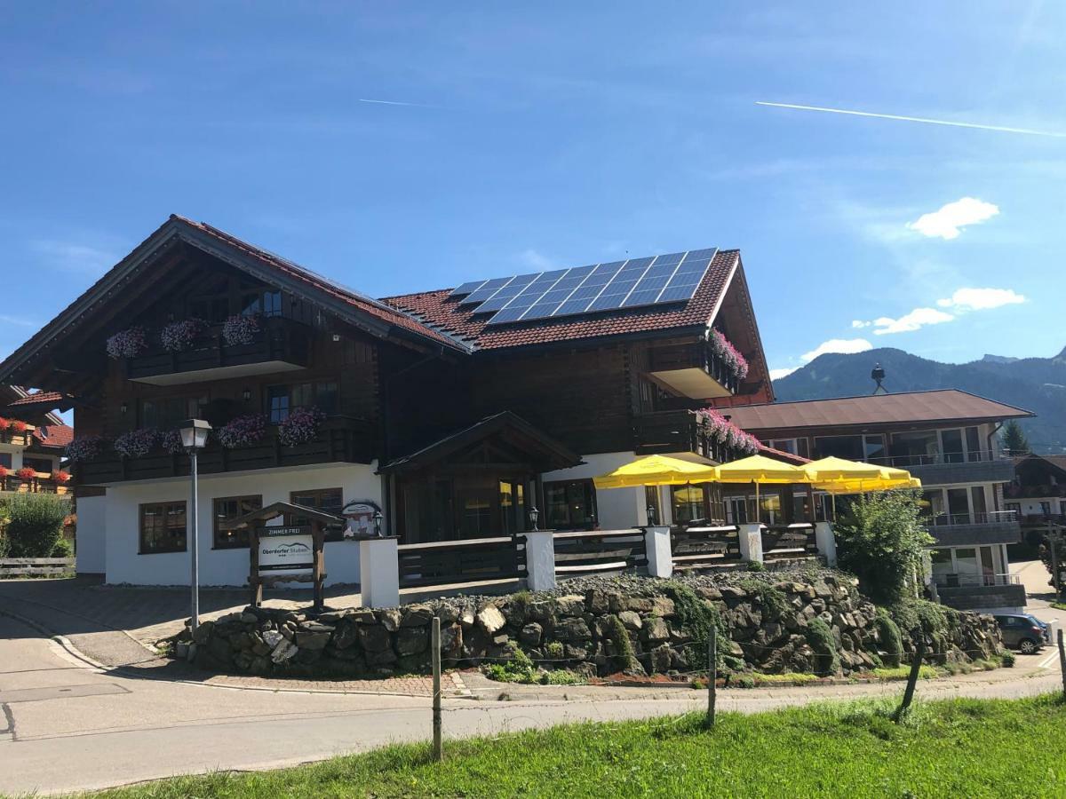 Hotel Garni Oberdorfer Stuben Obermaiselstein Esterno foto